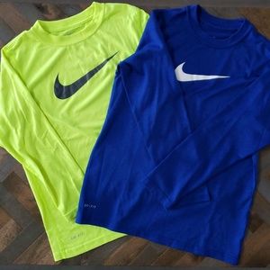 Boys Nike YS Dri-Fit long sleeve t shirt